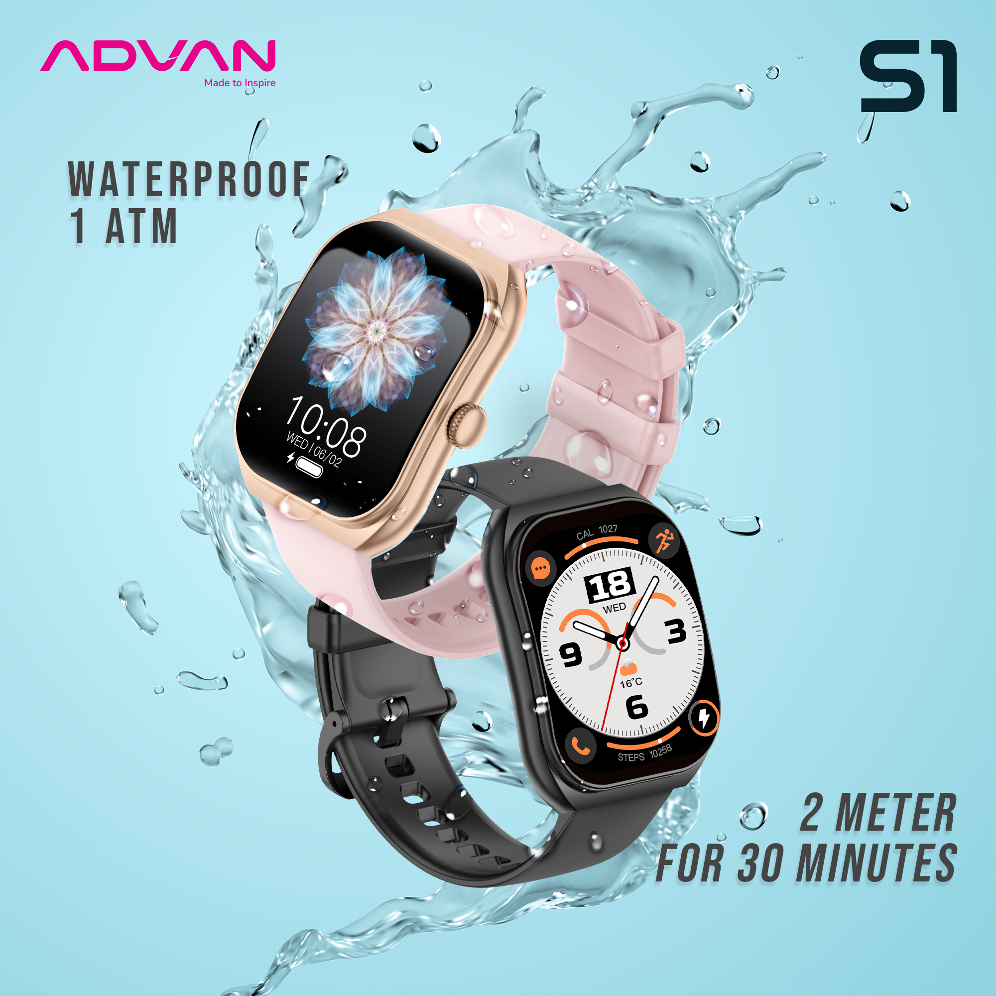 Jam Tangan ADVAN Smartwatch S1 V2: Fitur dan Desain Terbaru