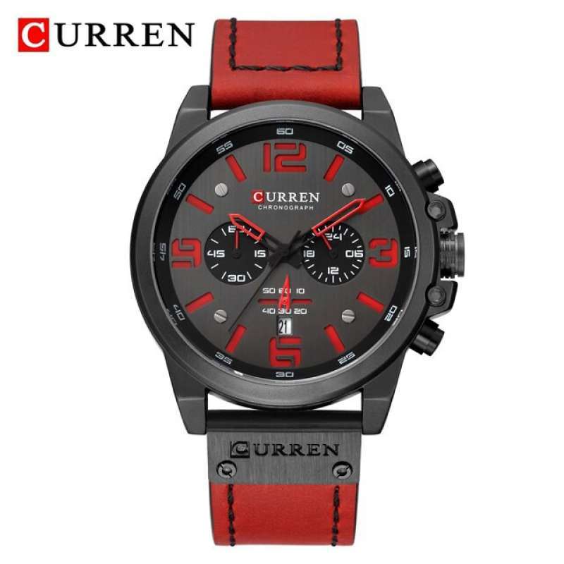 Jam Tangan Kulit Asli Curren 8314 untuk Pria dari Merek Original