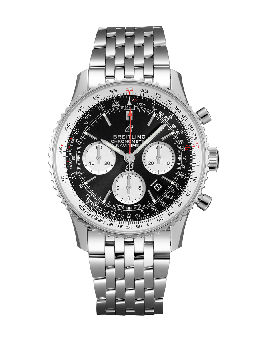 Jam Tanggan Navitimer B01 Chronograph 43 AB0121211B1A1: Deskripsi Lengkap