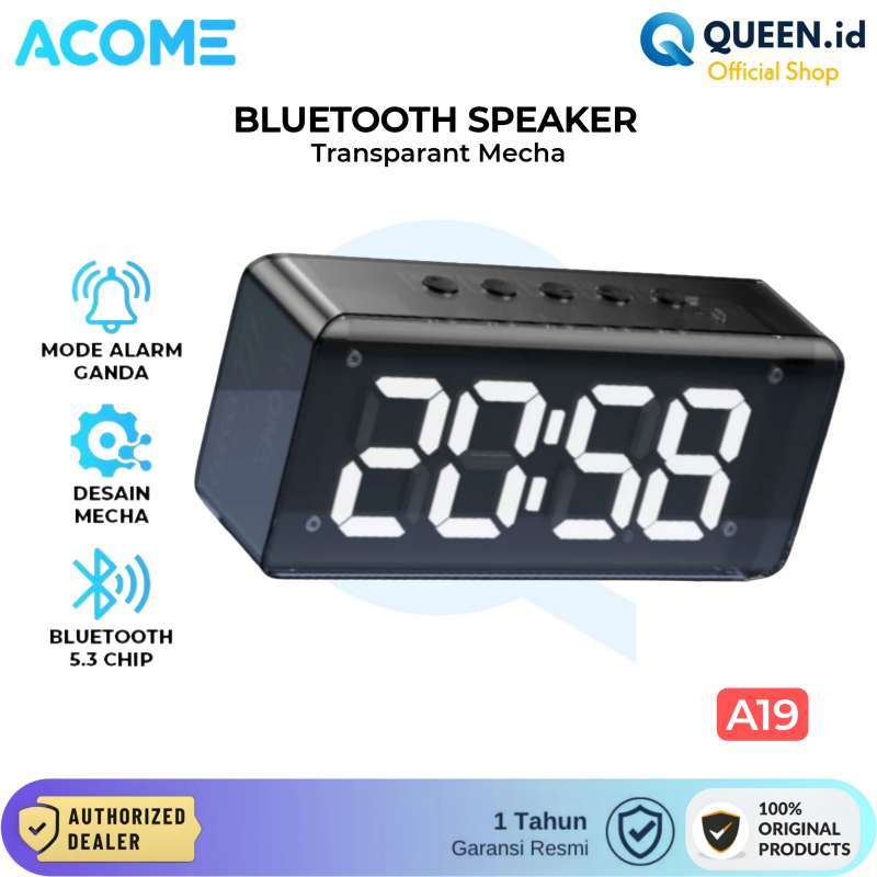 Jam Wecker dengan Speaker Bass untuk Alarm yang Kuat dan Jelas