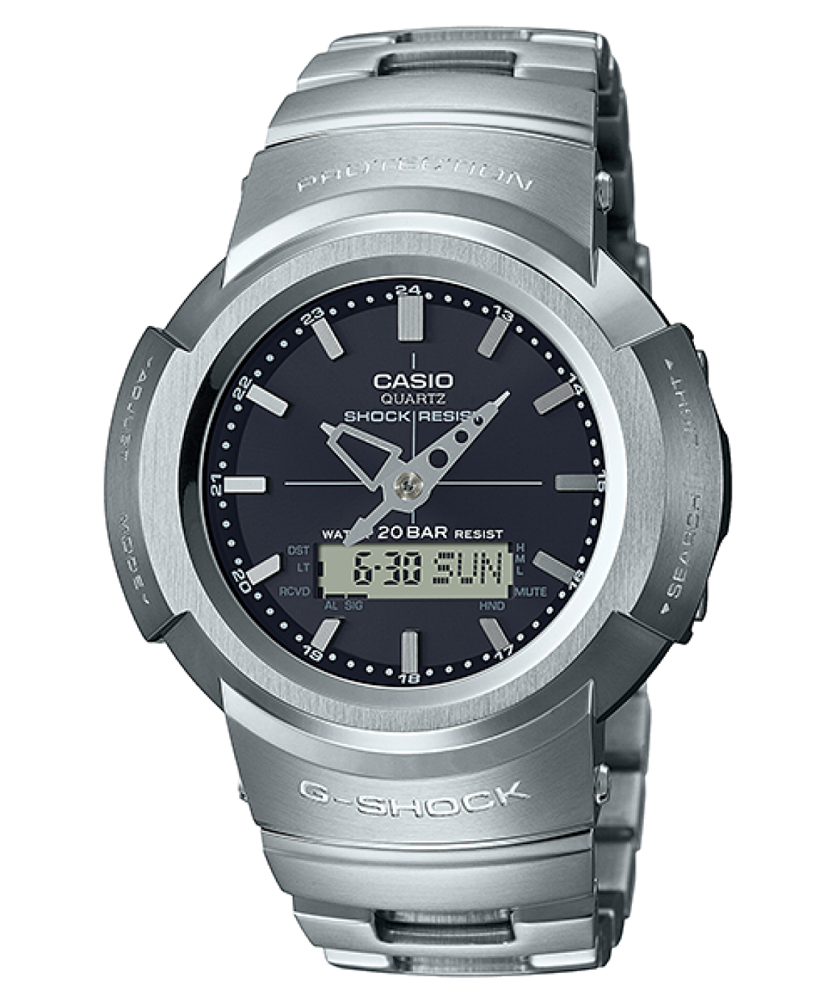 Jam Tangan CASIO G-SHOCK Full Logam AWM-500D-1A: Desain Kokoh dan Tahan Lama
