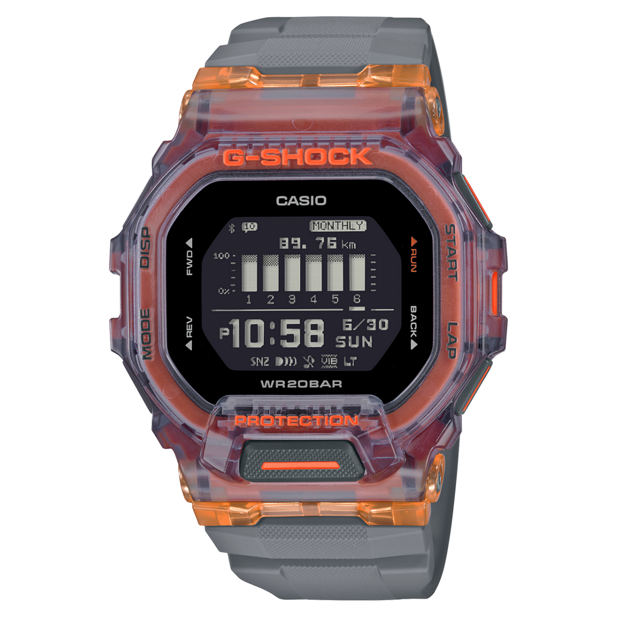 Jam Tangan Casio G-Shock G-Squad Vital Bright Series GBD-200SM-1A5