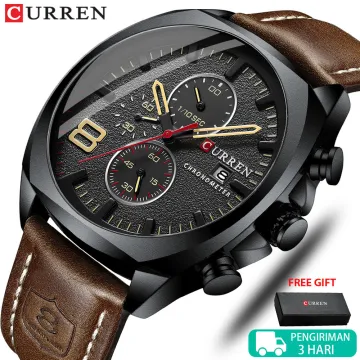Jam Tangan Curren Original dengan Tali Karet Berkualitas untuk Pria