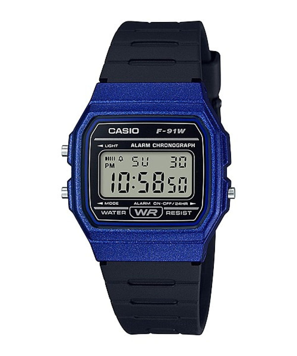 Casio F-91WM डिजिटल जाम टंगन घड़ी का विस्तृत विवरण