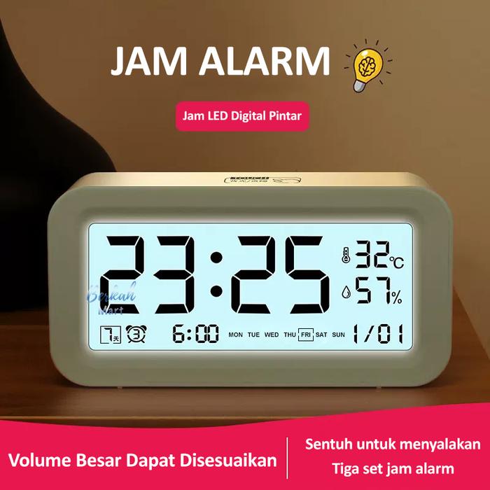 Jam Digital LED Soru Smart Alarm: Alarm Pintar dan Desain Modern