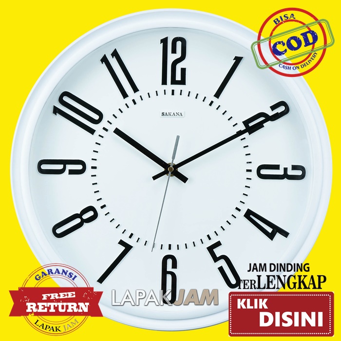 Jam Dinding Sakana 550: Desain Elegan dan Akurat untuk Rumah Anda