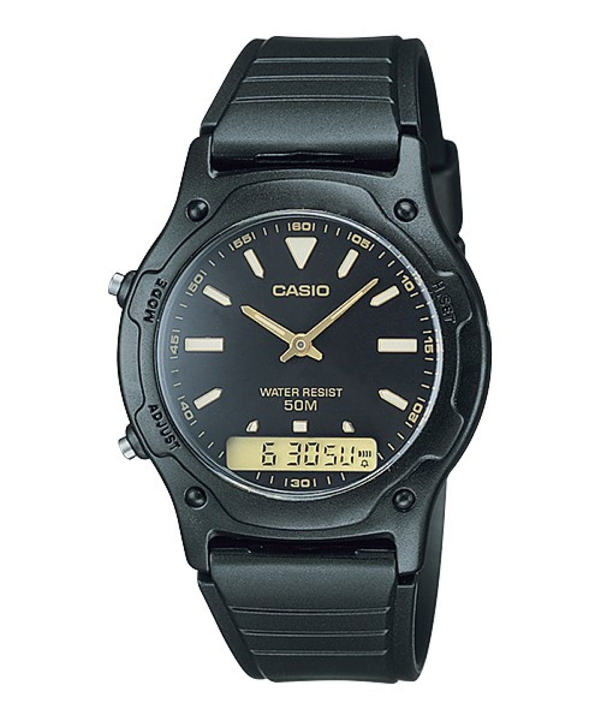 Jam Tangan CASIO AW-49HE-1AVDF Analog-Digital: Desain Elegan dan Fungsional
