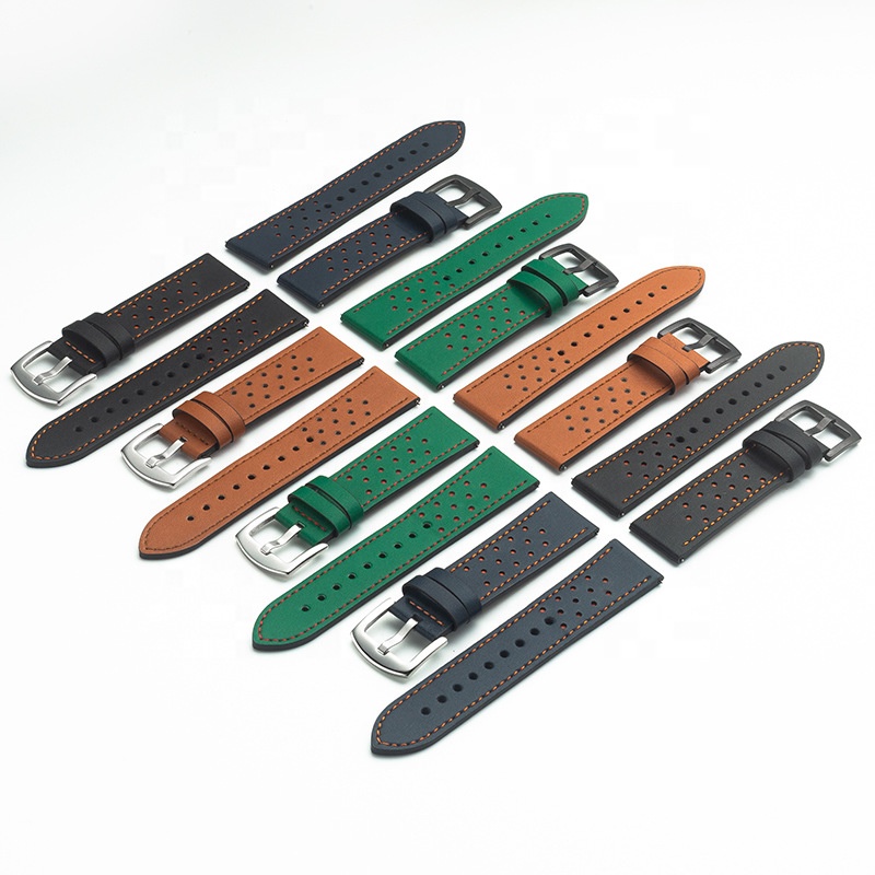 Tali Jam Tangan Kulit 20mm, 22mm, 24mm untuk Semua Model