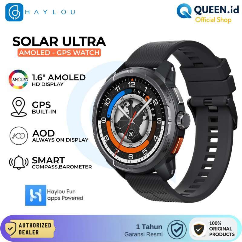 Jam Tangan Haylou Solar Ultra: Smartwatch Canggih dan Tahan Lama